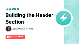 Building the Header Section