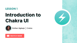 Introduction to Chakra UI
